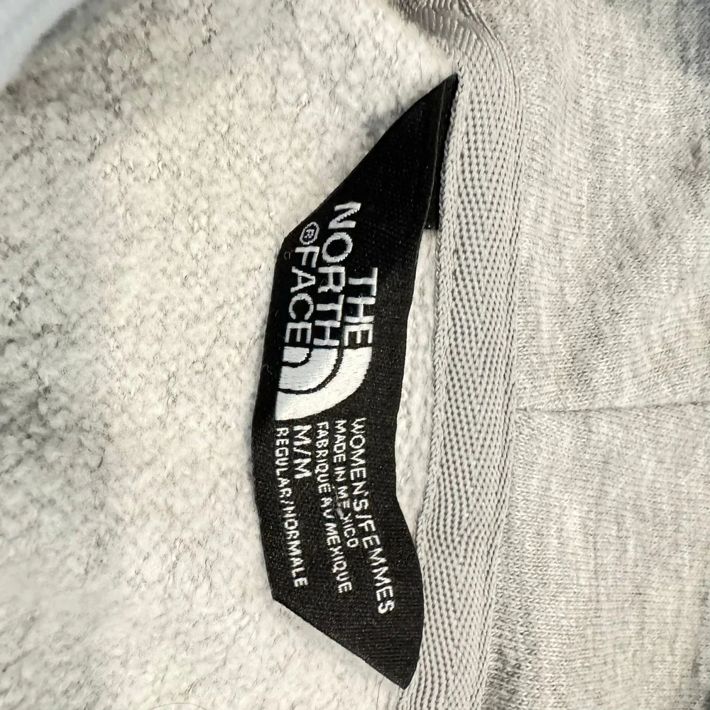 The North Face Mens Gray Half Dome Logo Pullover Hoodie Sweatshirt Medium
